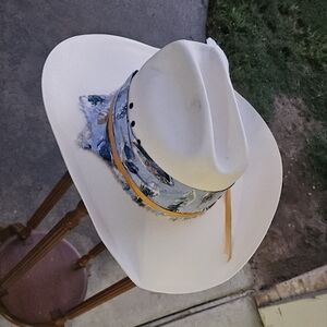 Converse White and Blue Fiber Arts Hat